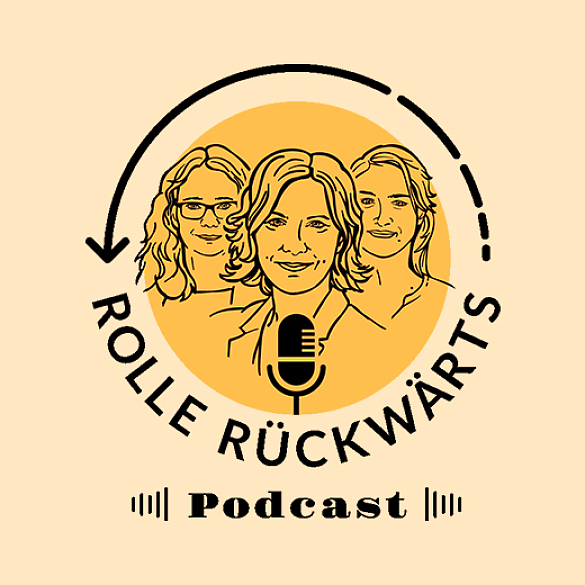 Grafik der drei Frauen Tomke Claußen, Marion Salot von der Arbeitnehmerkammer, und Clara Friedrich von der ZGF, die den Podcast produzieren.