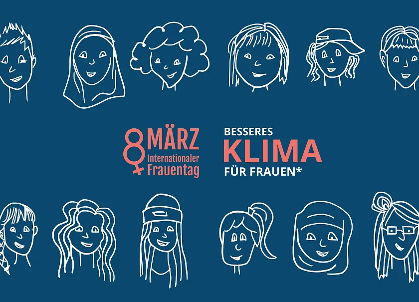 Flyer des Weltfrauentages 2020
