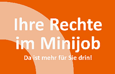 Titelbild der Broschüre: Ihre Rechte im Minijob