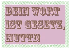 Motiv einer ZGF-Postkartenaktion zu Gleichberechtigung