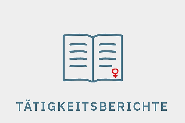 Schriftzug Tätigkeitsberichte