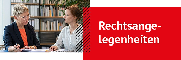 Weiterleitung zum Fachbereich Rechtsangelegenheiten