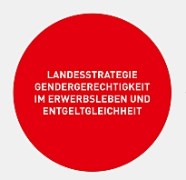 Schriftzug: Gendergerechtigkeit im Erwerbsleben und Entgeltgleichheit 